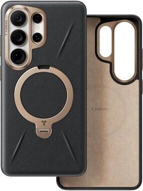 TORRAS Ostand Q3 VegSkin Case for Samsung S26 Ultra – MagSafe, Vegan Leather
